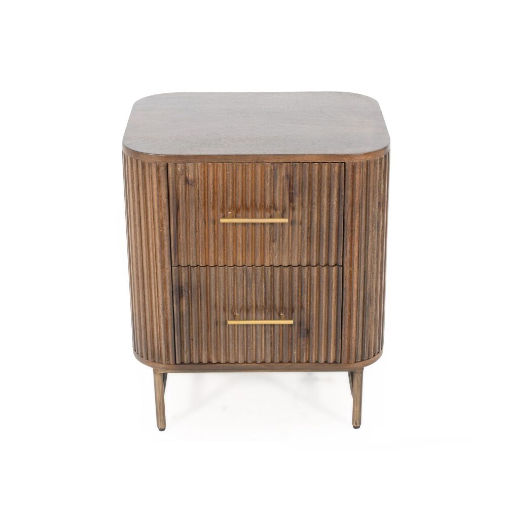Fluted: Lamp / Bedside Table