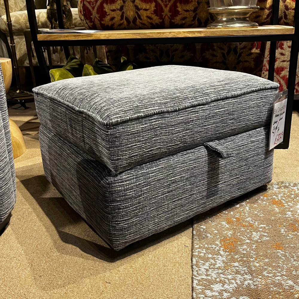 Clearance: Alstons Memphis Storage Footstool