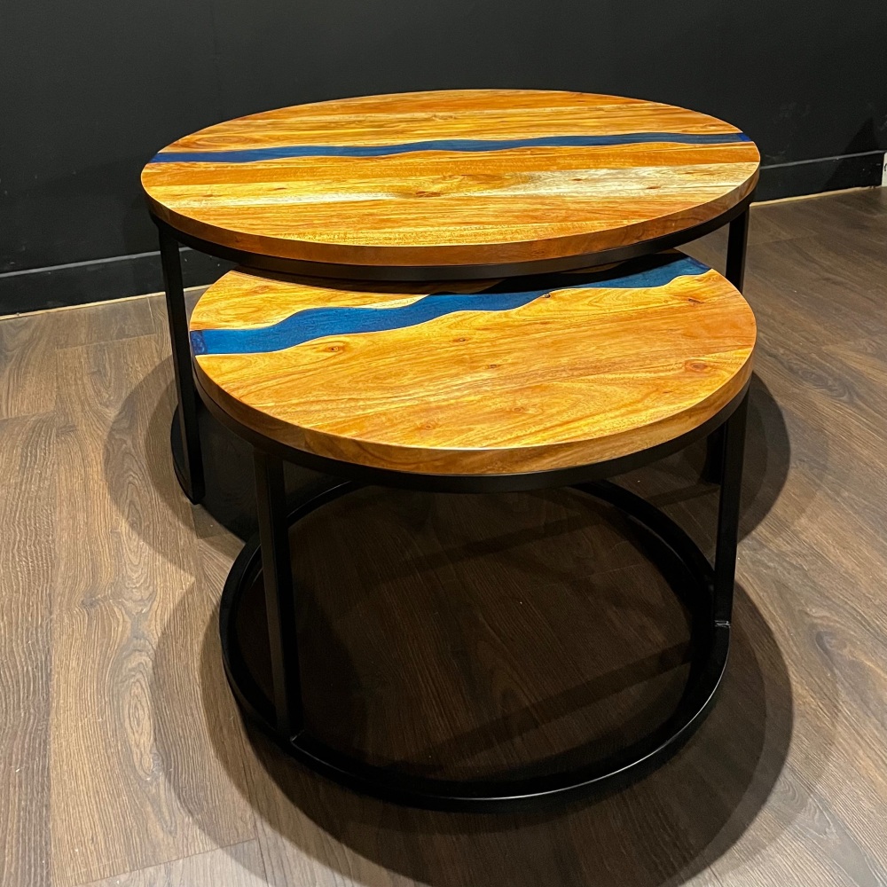 Clearance: Round River Nest Of Tables