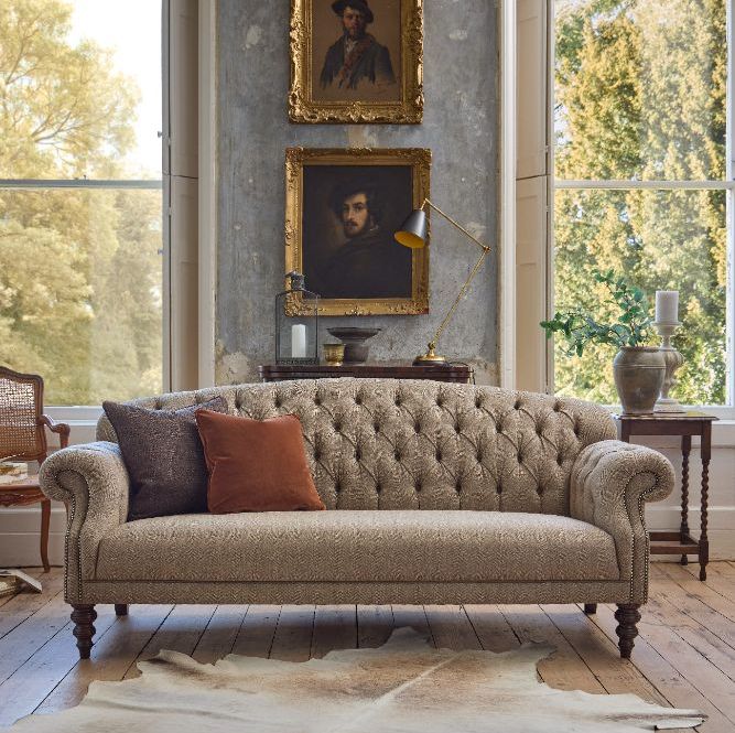 Harris Tweed Sofa & Chair