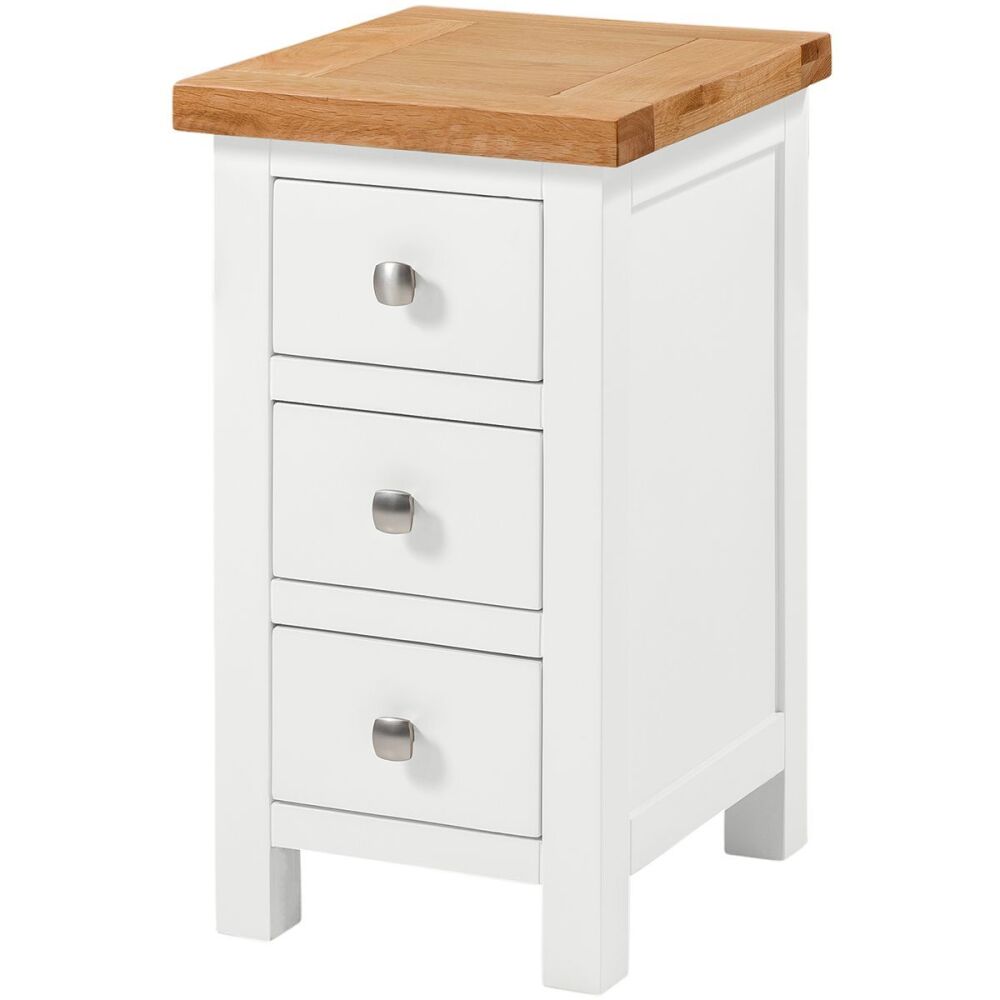 New Amber Painted Bedside Compact