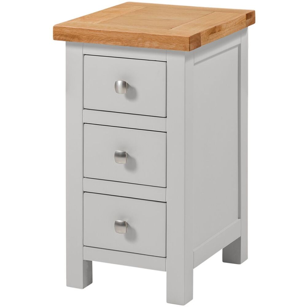 New Amber Painted Bedside Compact