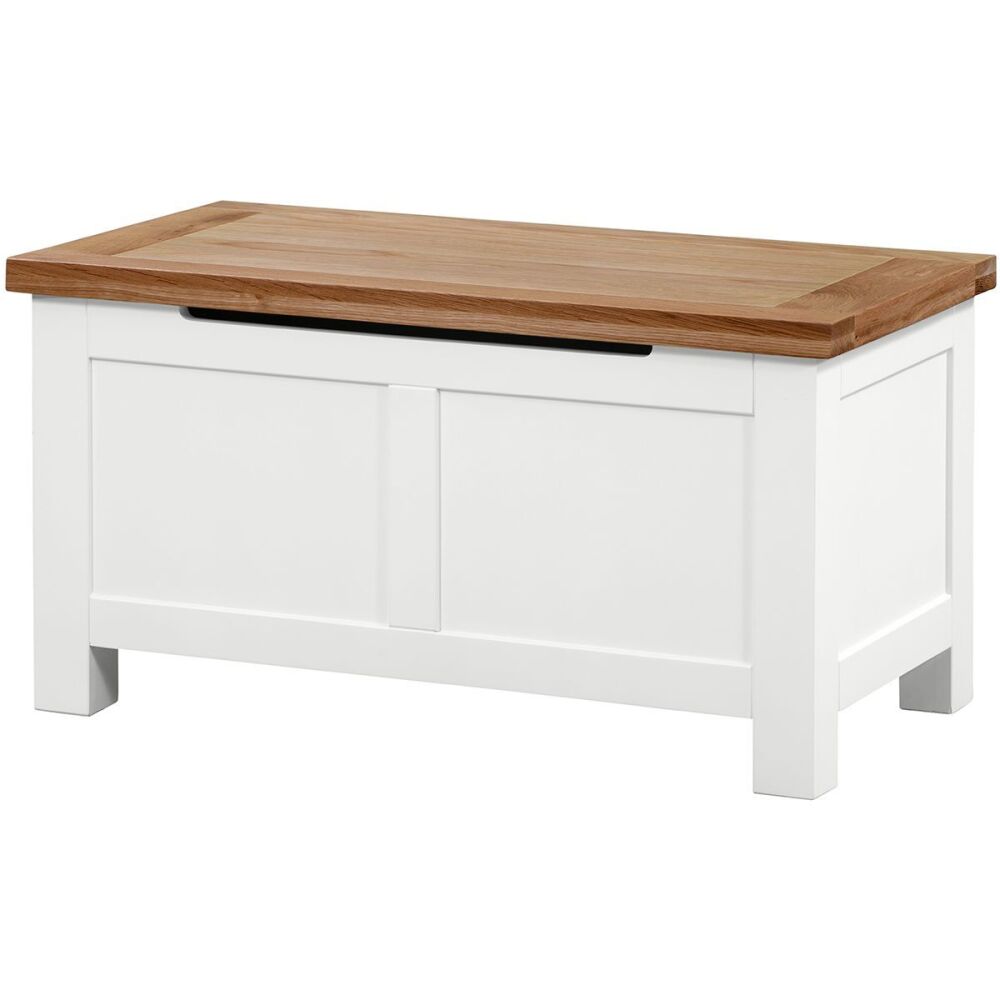 New Amber Painted Blanket Box