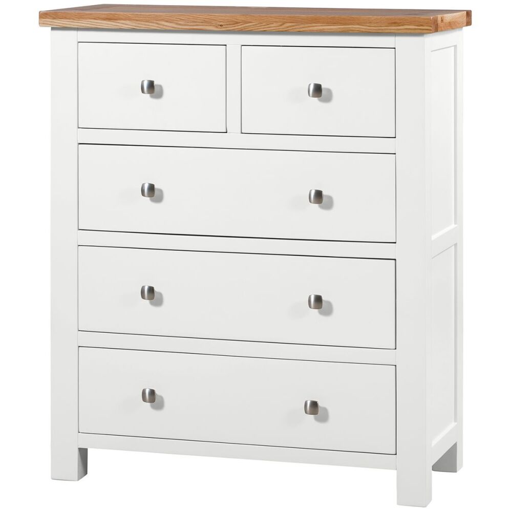 New Amber Painted Chest 2 over 3