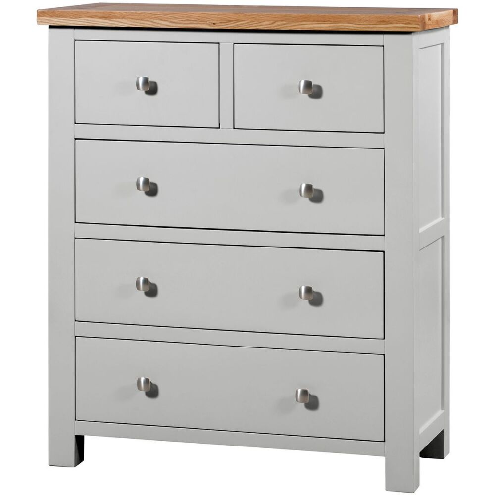 New Amber Painted Chest 2 over 3