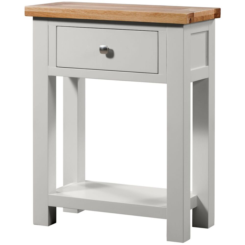 New Amber Painted Console 1 Drawer