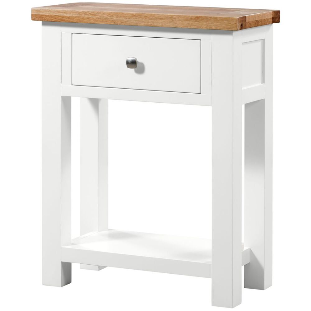 New Amber Painted Console 1 Drawer