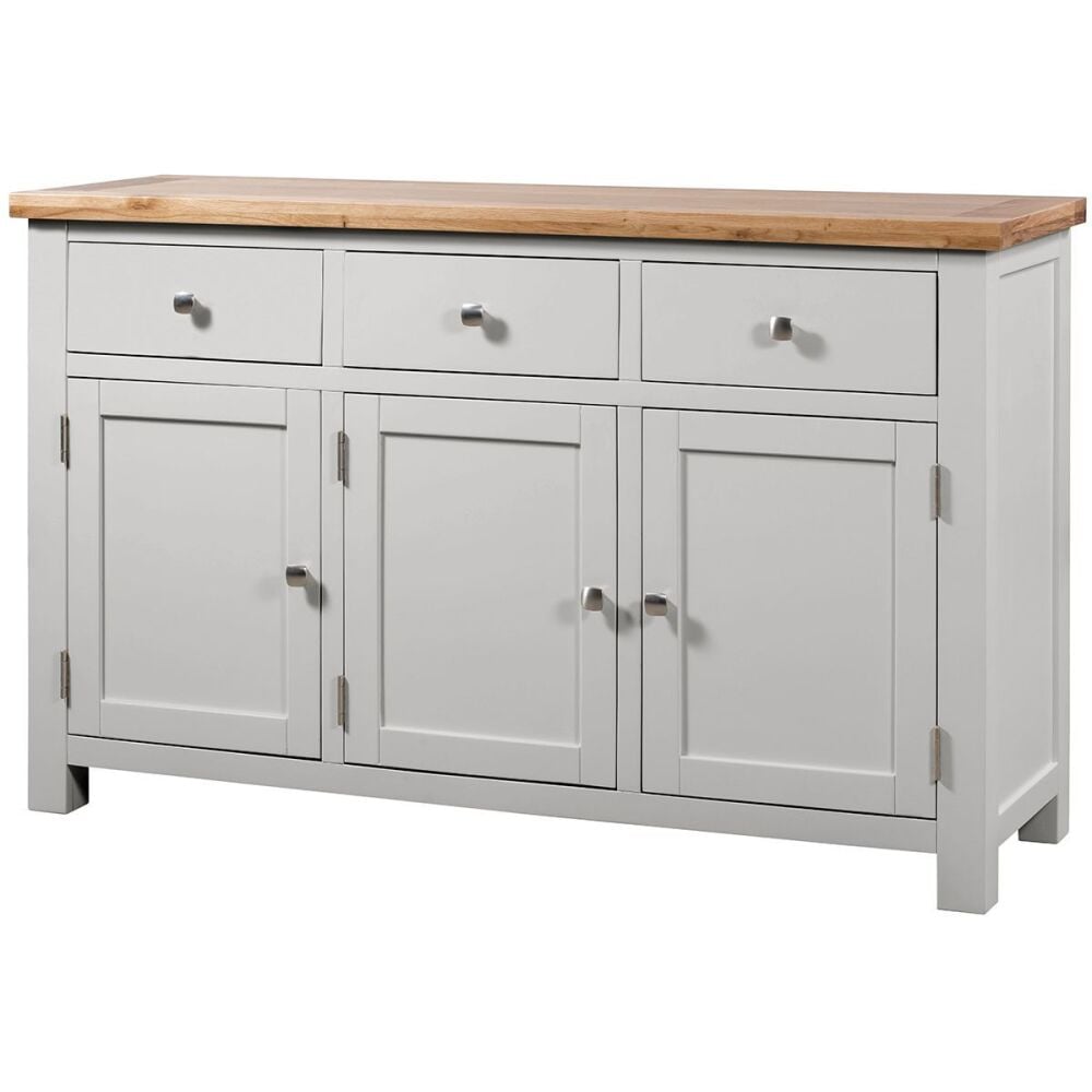 New Amber Painted Sideboard 3 Door