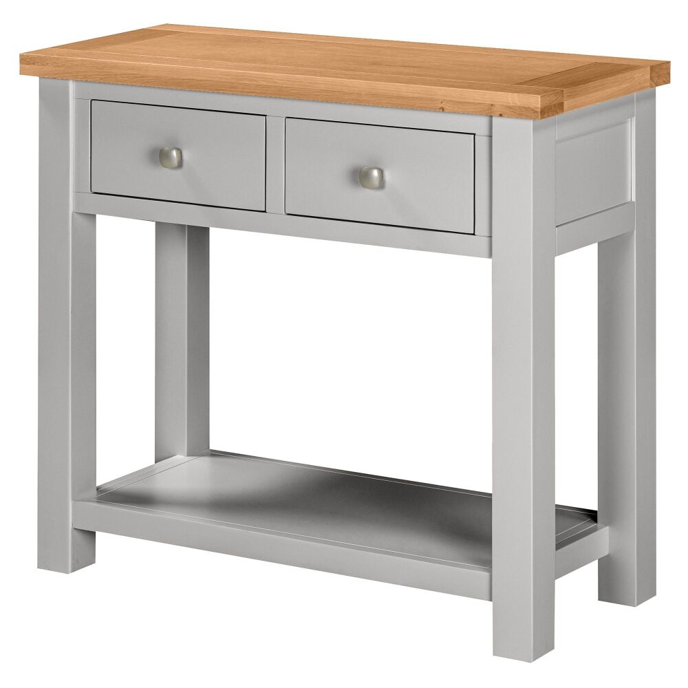 New Amber Painted Console 2 Drawer