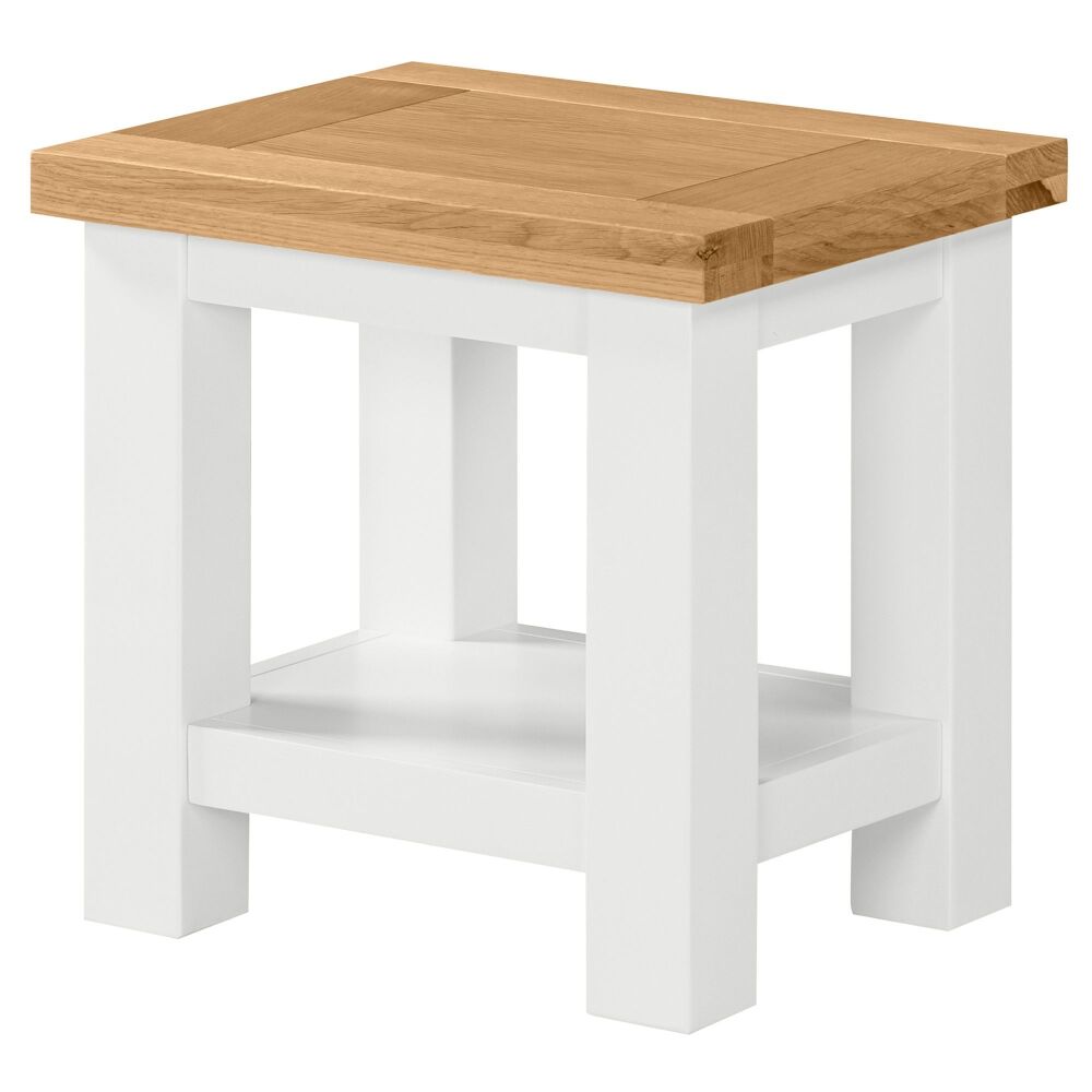 New Amber Painted Coffee/Lamp Table