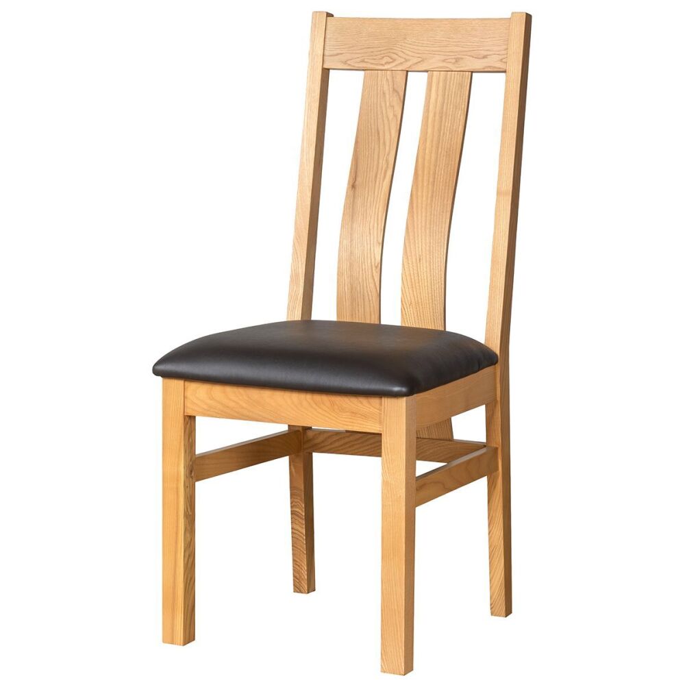 New Amber Oak Dining Chair  Harvard