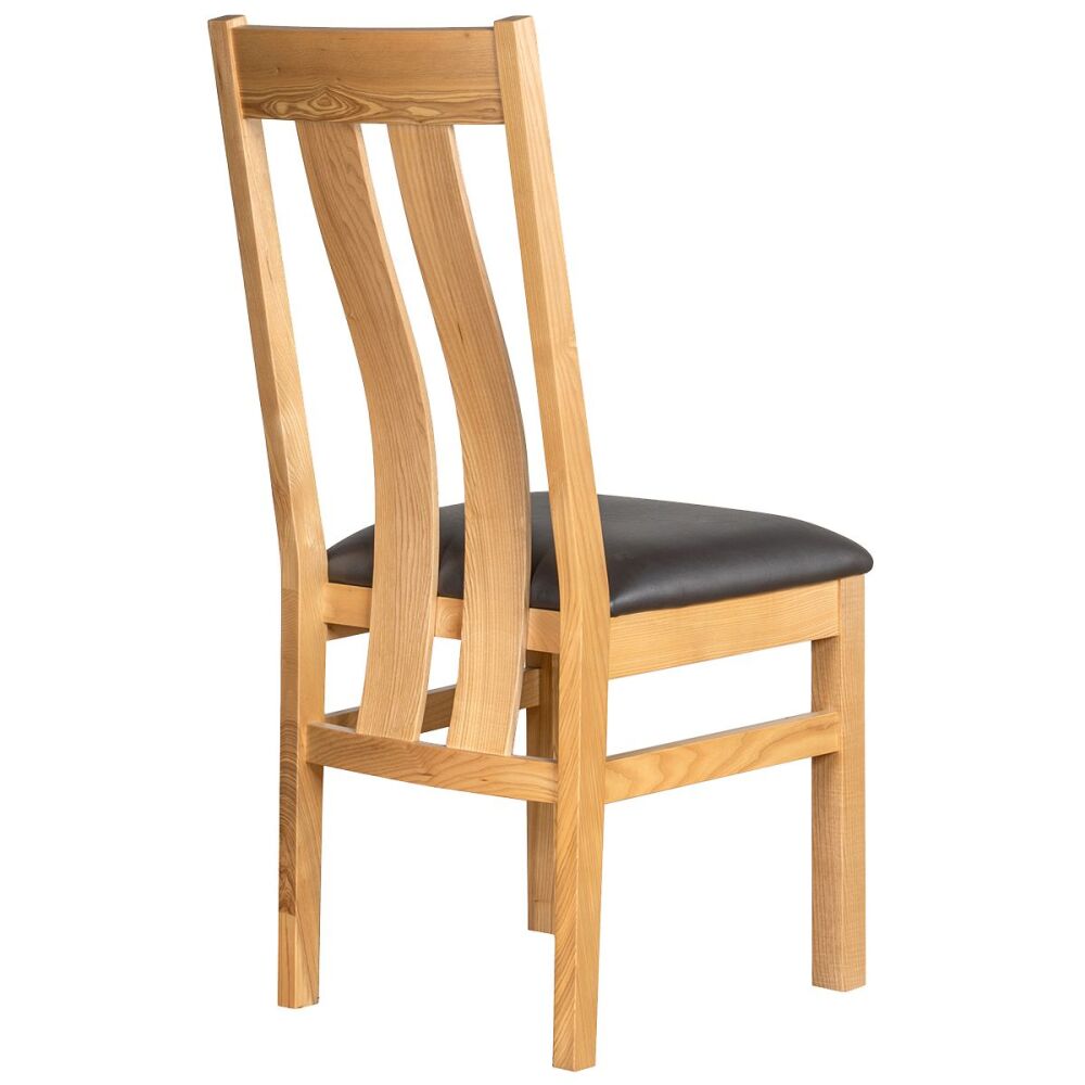 New Amber Oak Dining Chair  Harvard