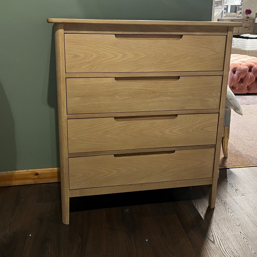 Clearance: Nordic 4 Drawer Chest