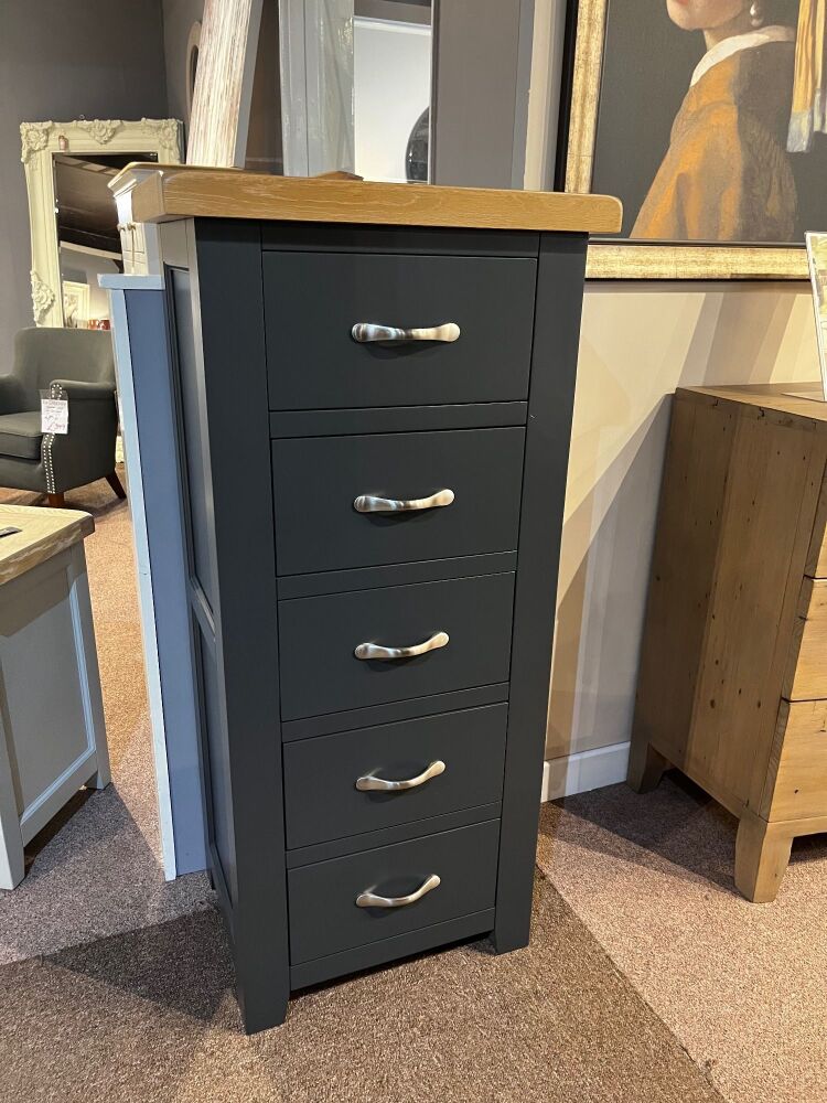 Clearance: Winchester 5 drawer Tall Chest Of Drawers