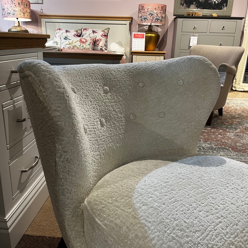Clearance: Ivory Accent chair