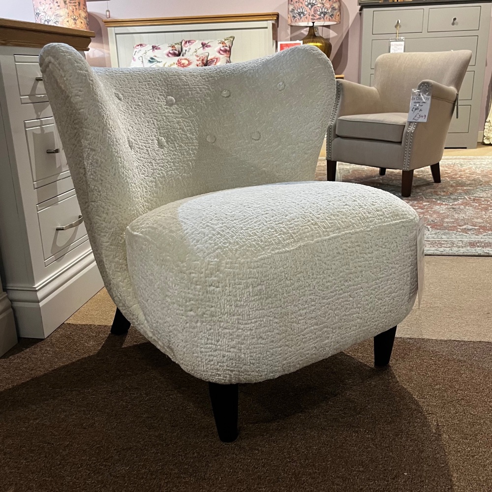 Clearance: Ivory Accent chair