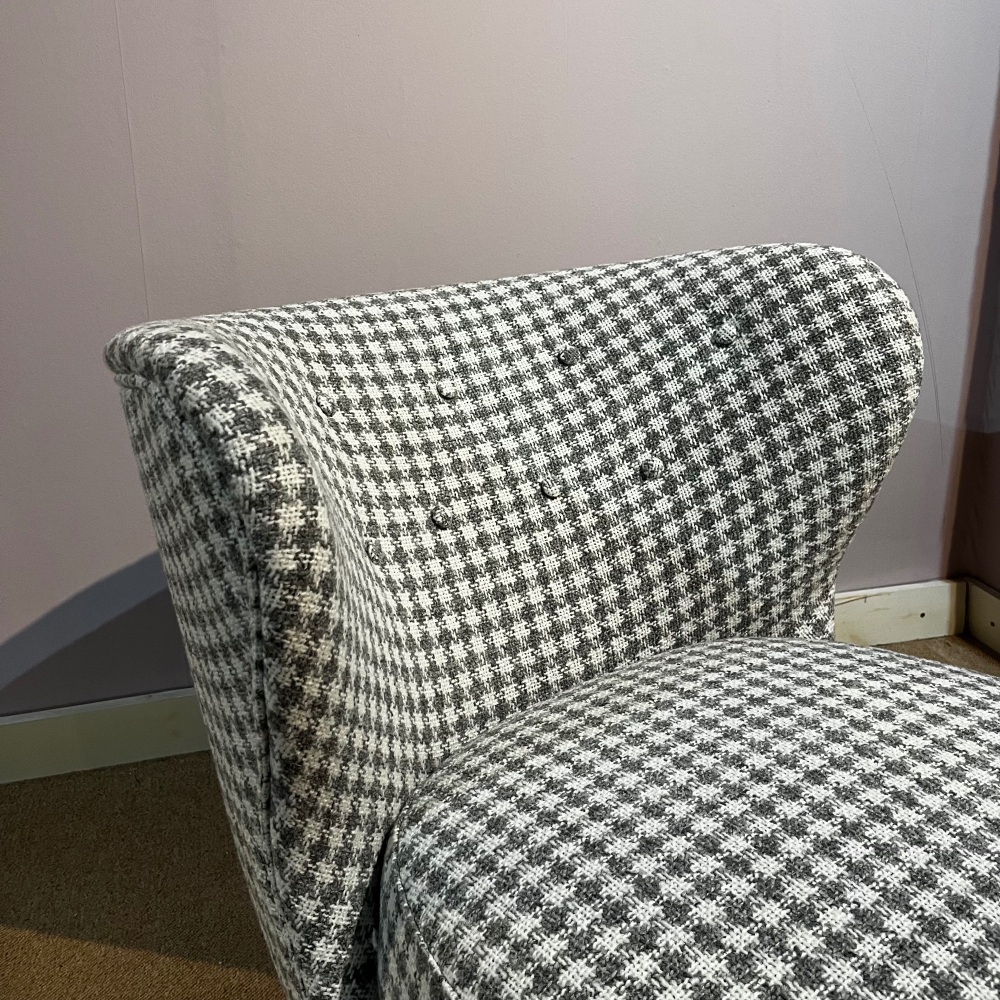 Clearance: Houndstooth Accent Chair