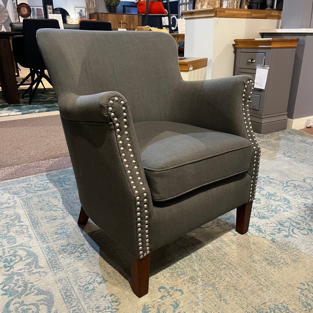 Clearance: Harlow Chair in Charcoal