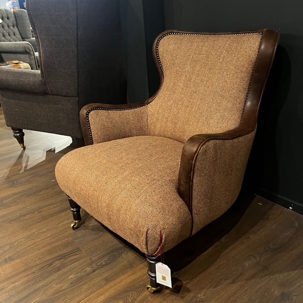 Clearance: Tetrad Nairn Chair Harris Tweed