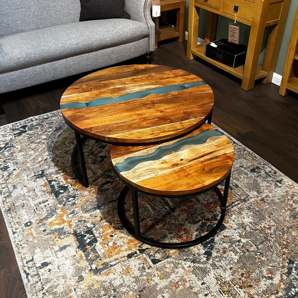 Clearance: Nesting Coffee Tables Green River