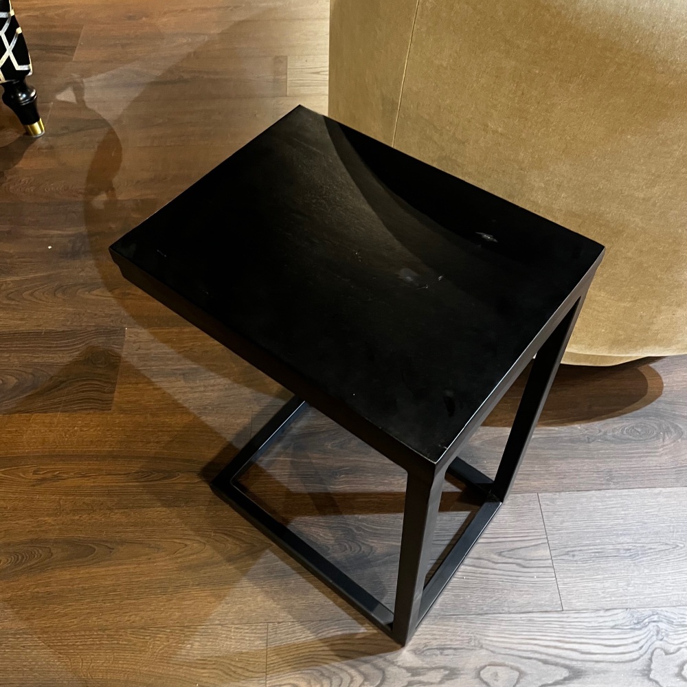 Clearance: Black Sofa Table - marked top