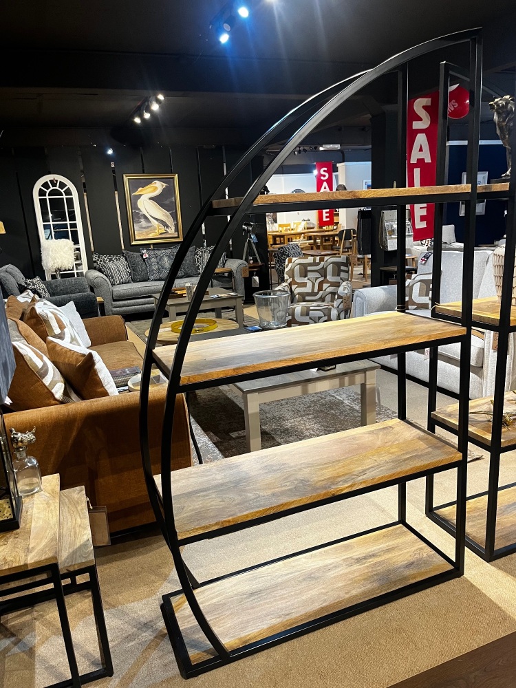 Clearance: Enfield Semi Circle Bookcase