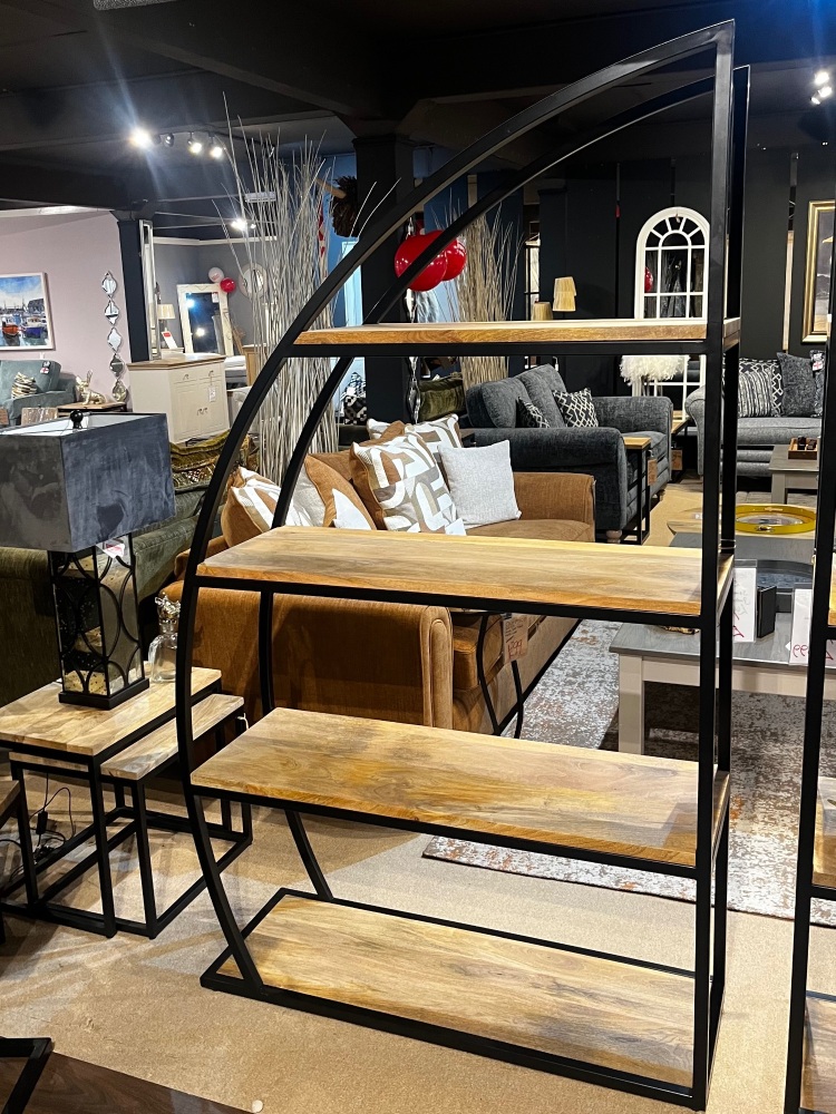 Clearance: Enfield Semi Circle Bookcase