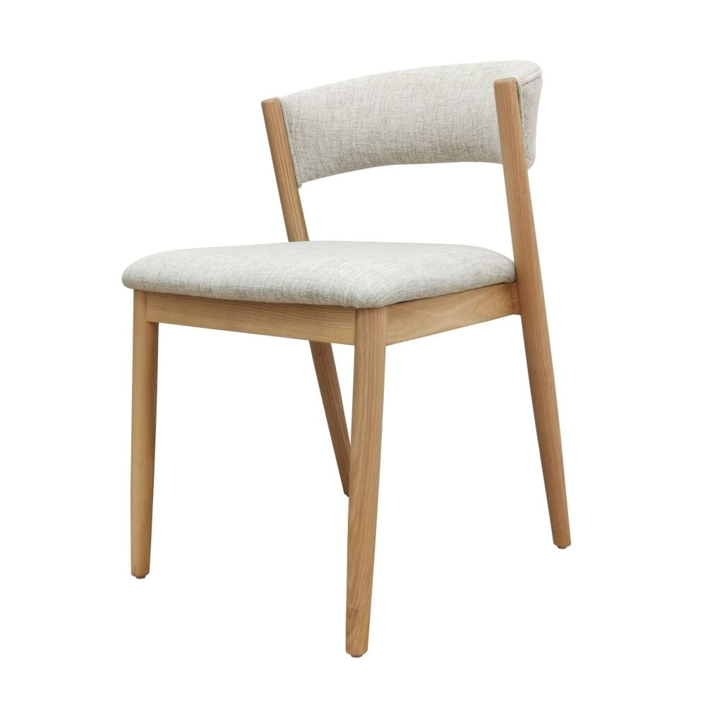 Flow Oak Dining Chair Upholstered