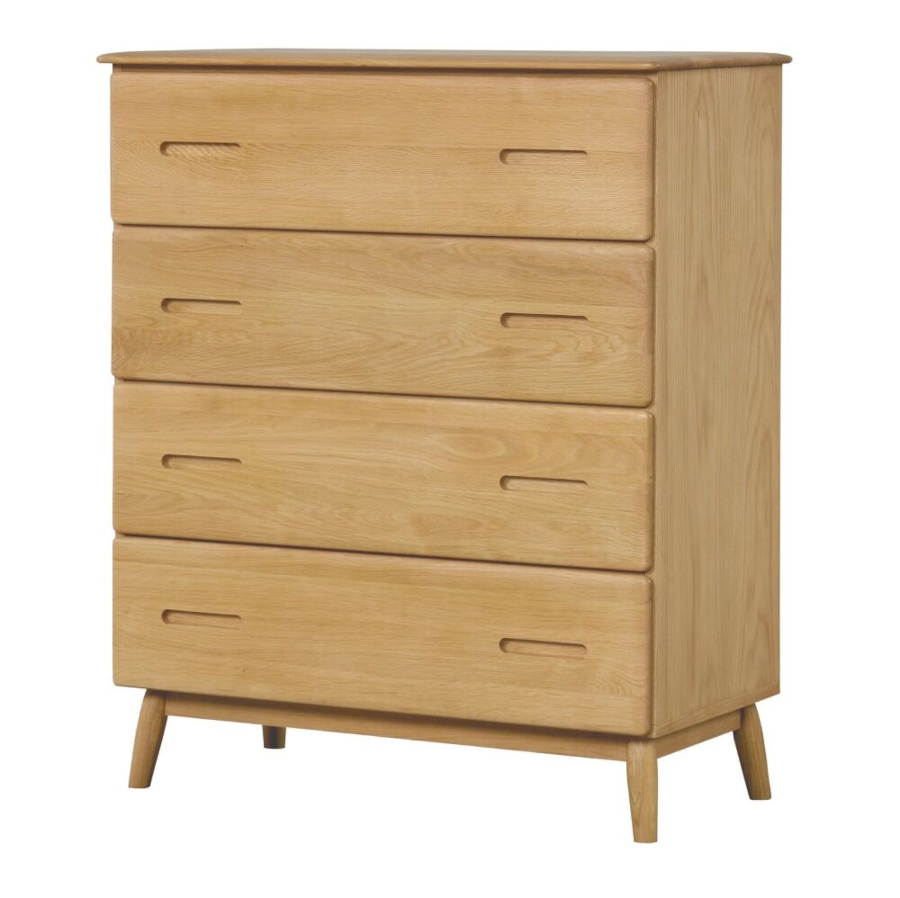 Flow Oak Chest 4 Drawer