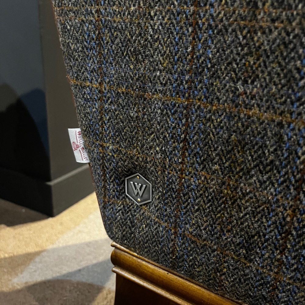 Clearance: Wood Brothers Watton Harris Tweed Chair