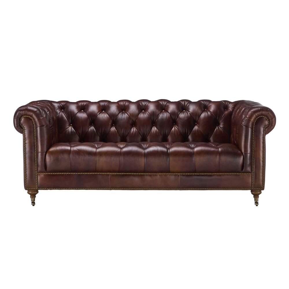 Kingstone 2 Seater Leather Chestfield