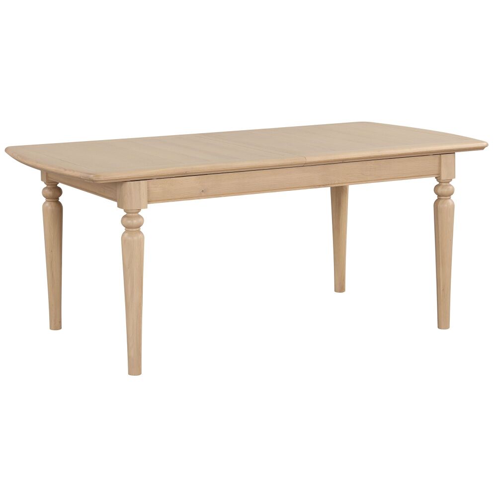 Heidi Oak Dining Table Extending Large with 2 Leaves