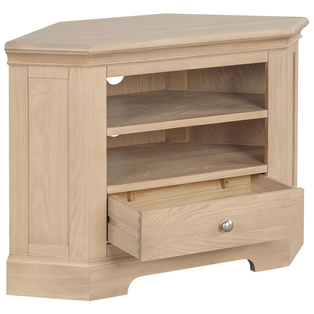 Heidi Oak TV Unit Corner