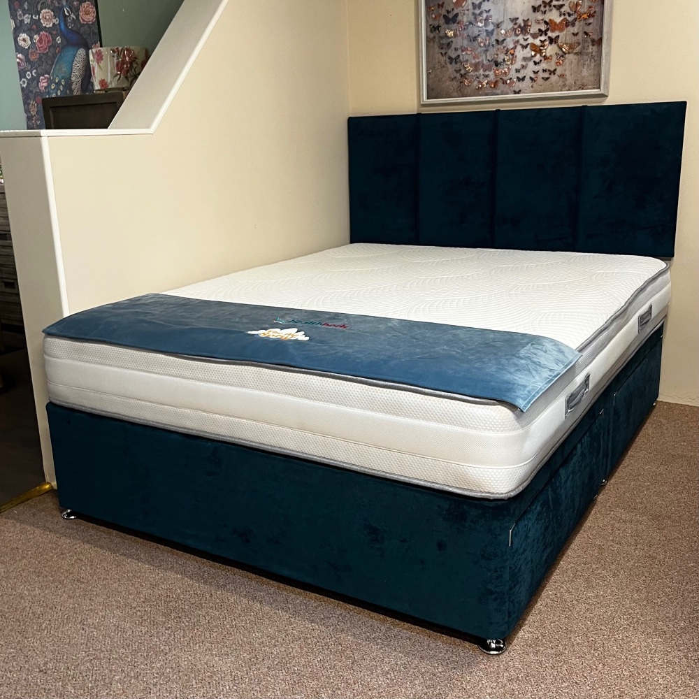 Clearance: King Size Divan & Headboard