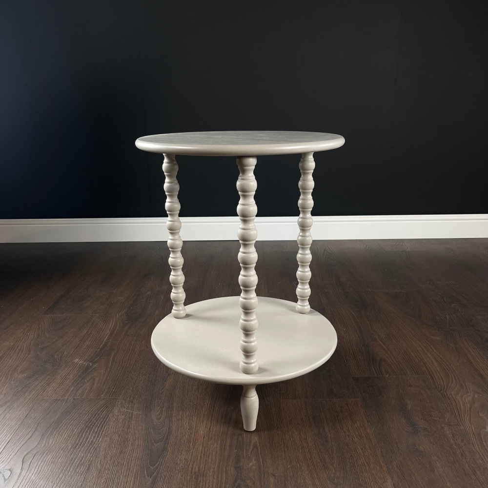 Clearance: Bobbin Round Side Table