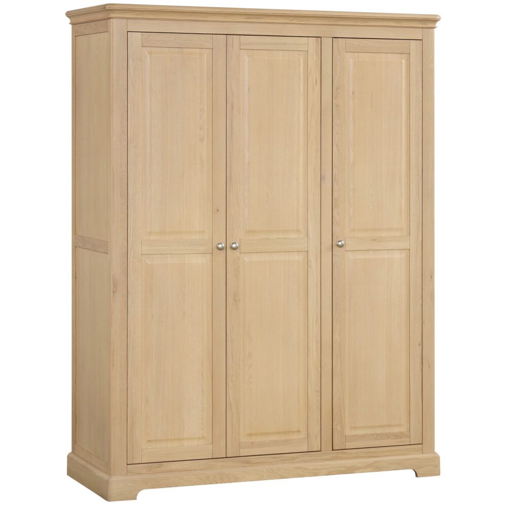 Heidi Oak Triple All Hanging With Shelves