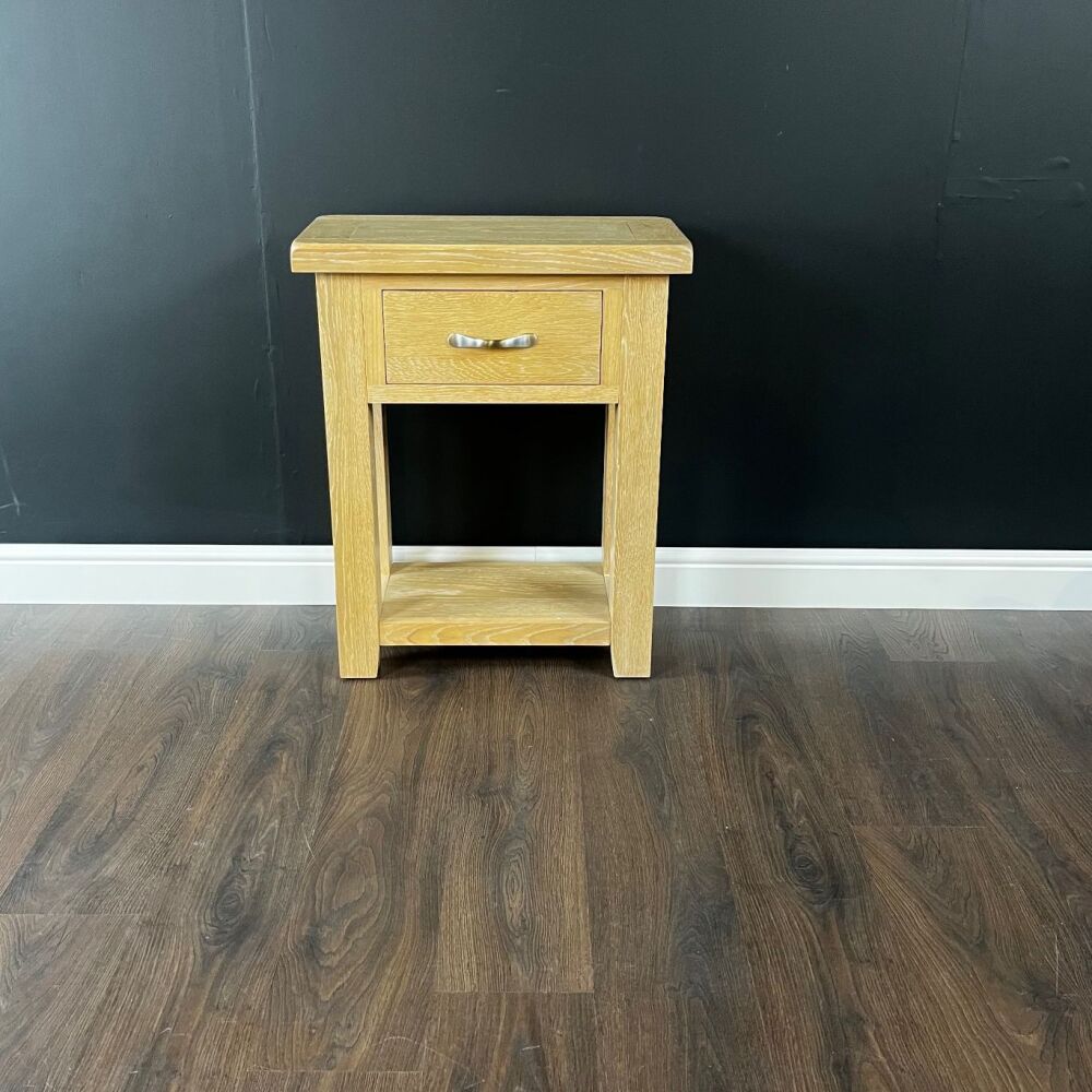 Clearance: Winchester Oak 1 Drawer Console Table