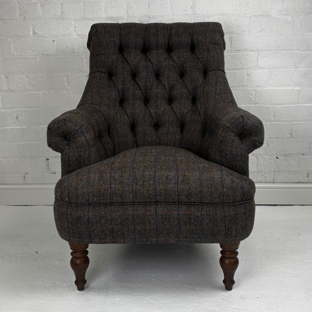 Clearance: Wood Brothers Pickering Harris Tweed Chair