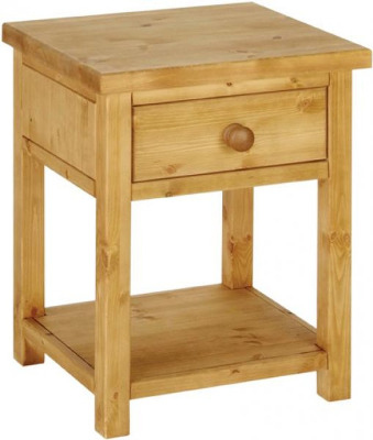 Tuscany Bedside Night Stand Wax Finish