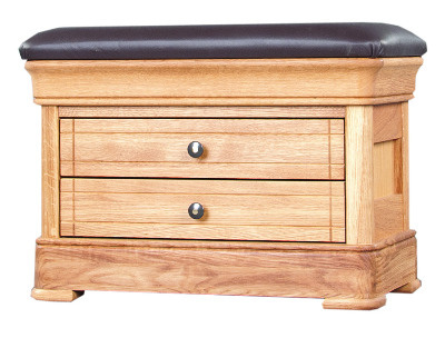 Como Cupboard with Leather Top