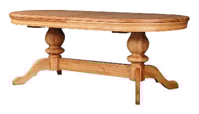Como Double Pedestal Table