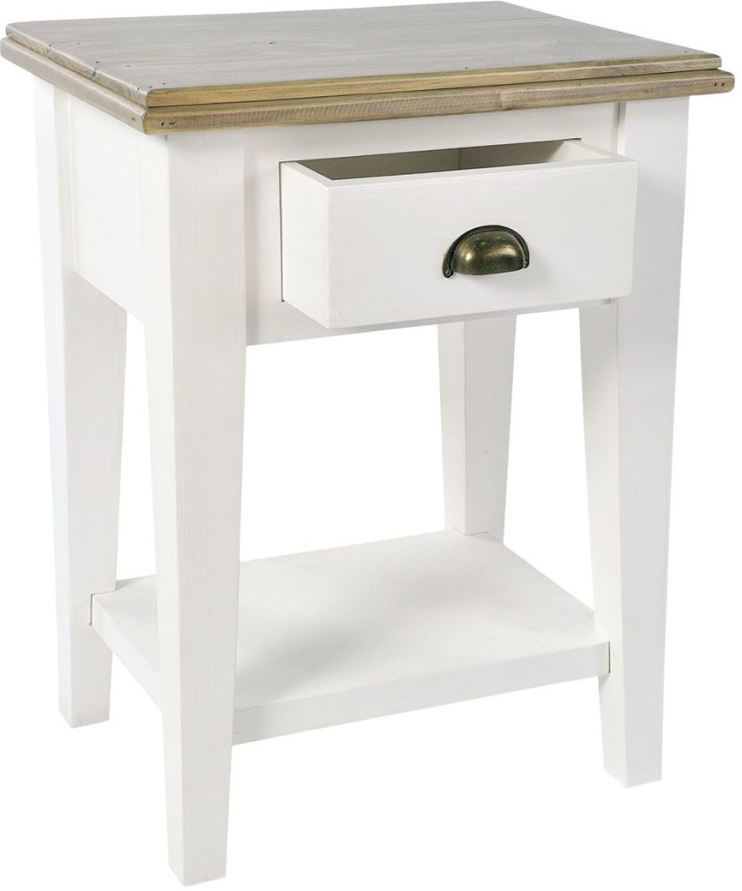 Monpellier 1 Drawer Bedside Table