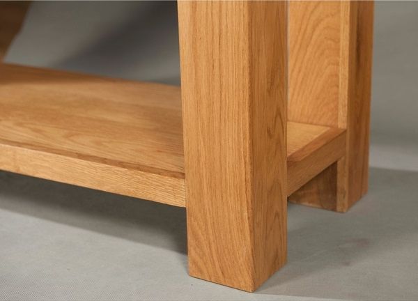 Nova Oak Coffee Table With Shelf