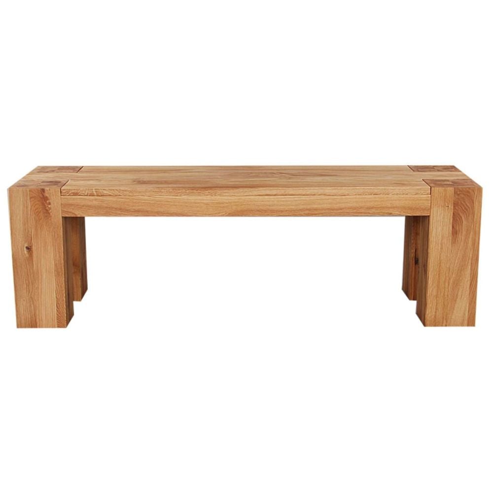 Loft Bench Solid European Oak Oil Finish 1240mm