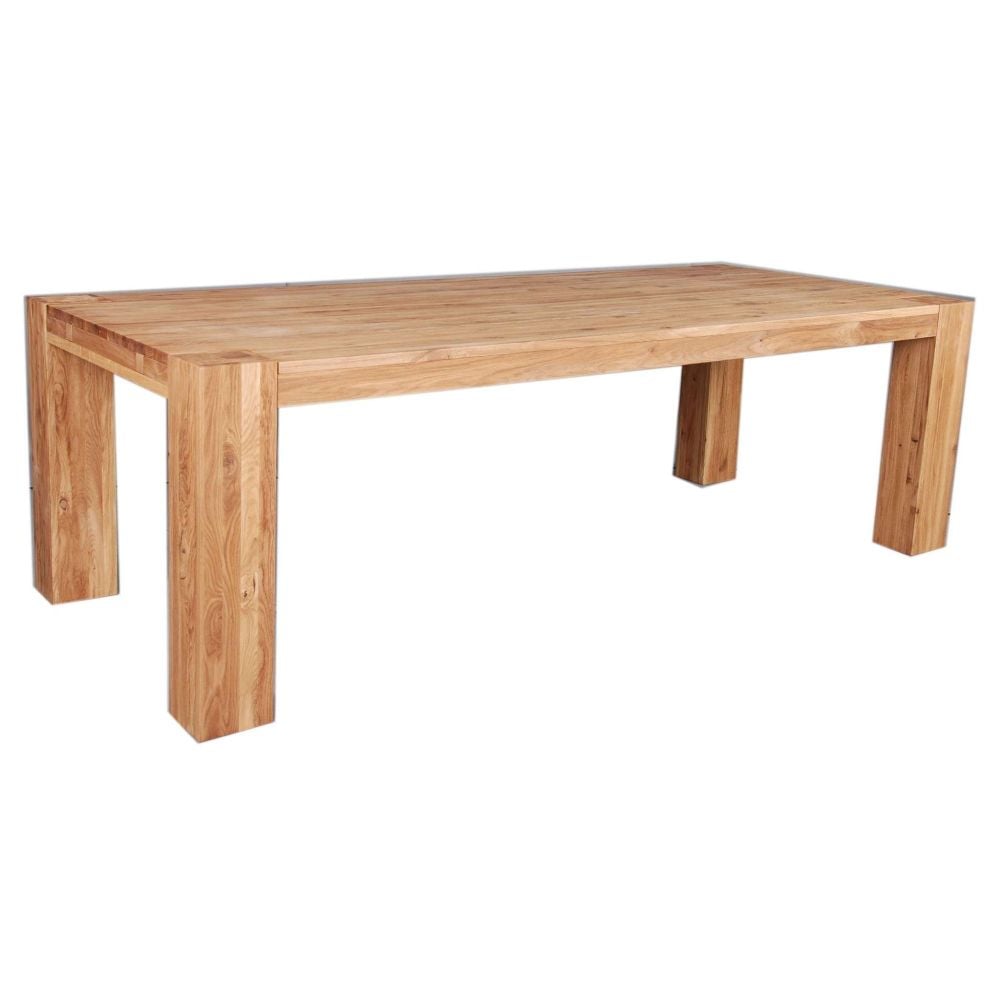 Loft Table Dining 2mtr Solid Europeon Oak Oil Finish