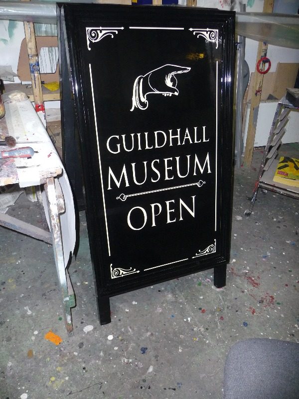 a-board guildhall museum rochester