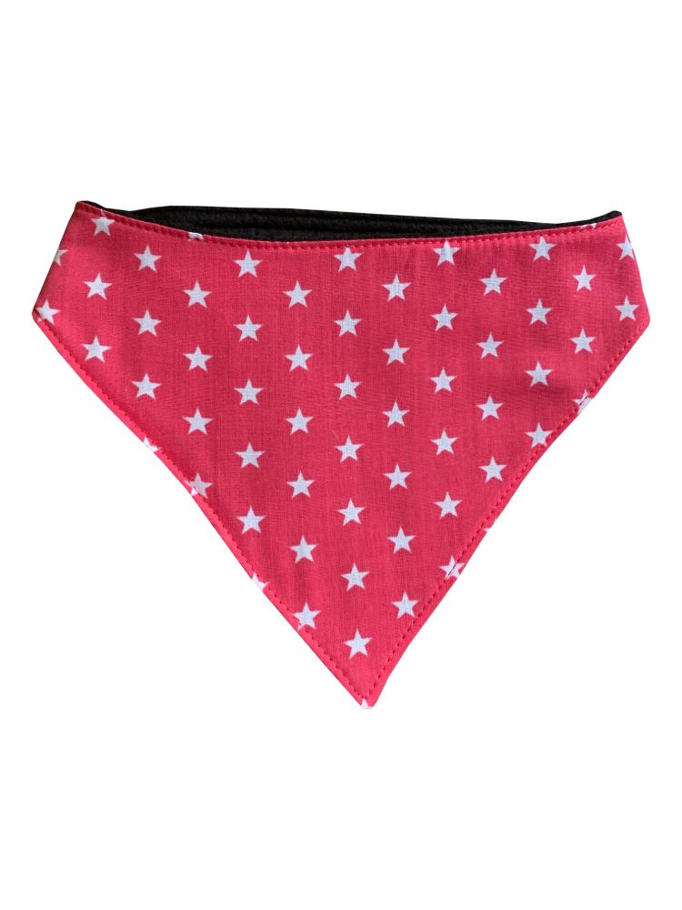 Raspberry Pink Stars Dog Bandana