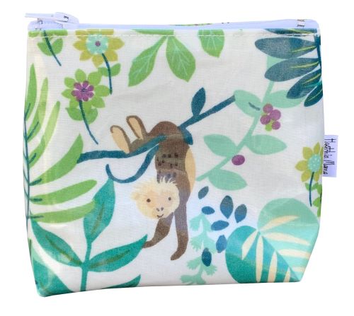 Monkey Forest Mini Makeup Bag