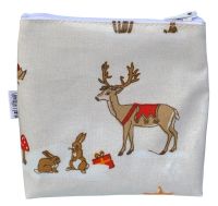 Reindeer & Elves Mini Makeup Bag
