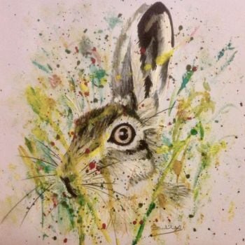 Mad March Hare - SOLD - Prints and cards available